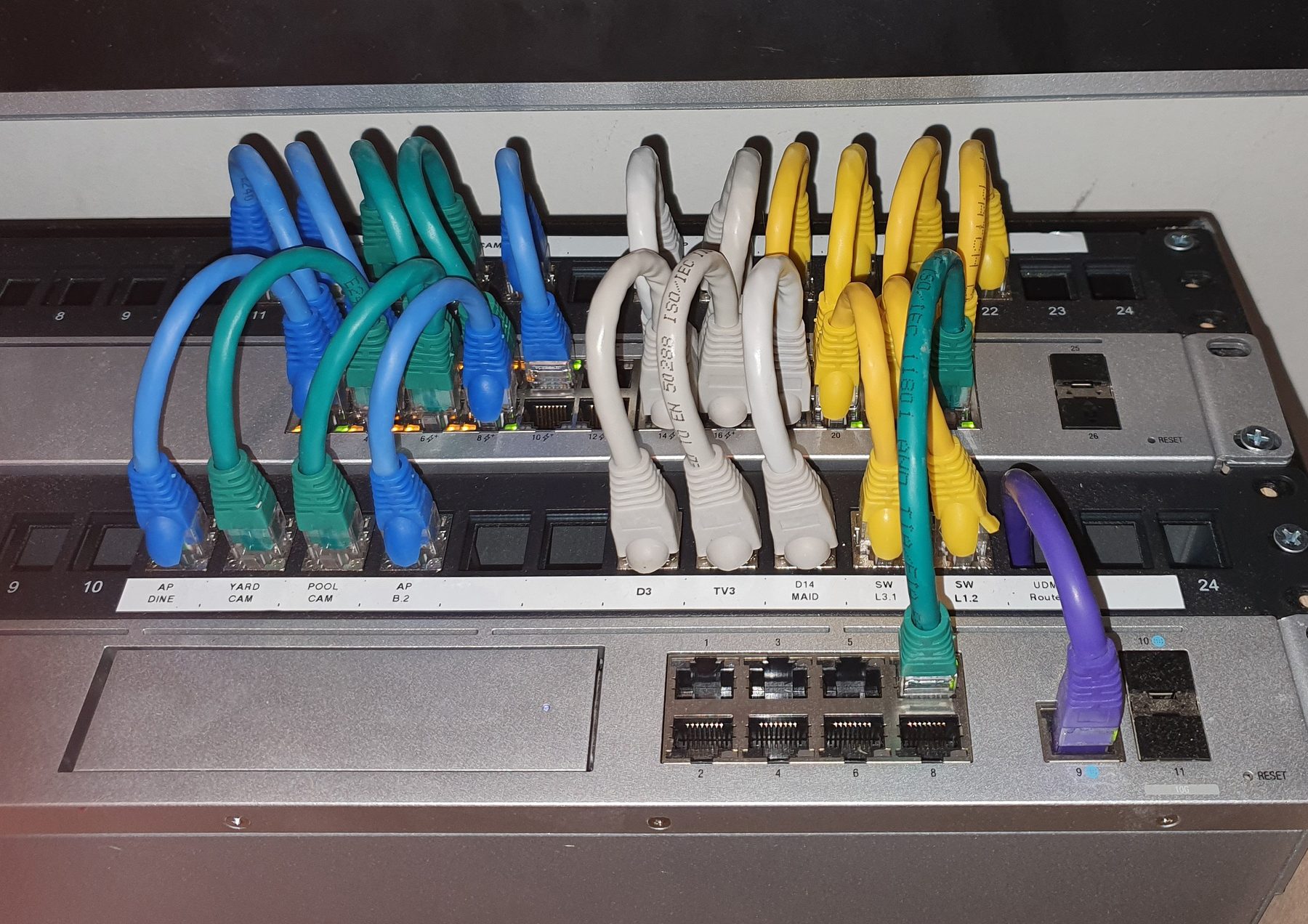 Fast WiFi installed in a residential room